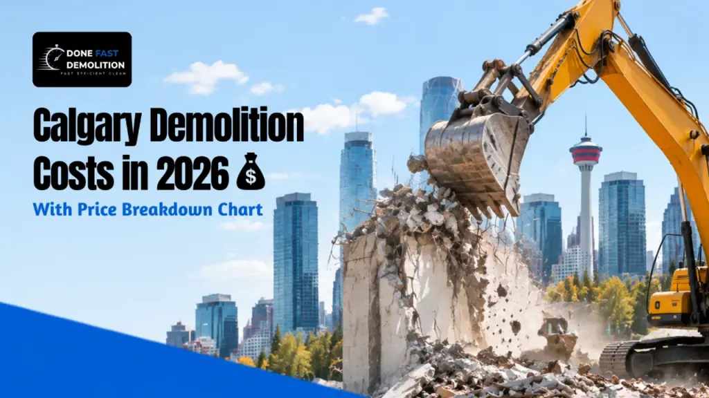 Calgary Demolition Costs in 2026: What You’ll Actually Pay (With Price Breakdown Chart)