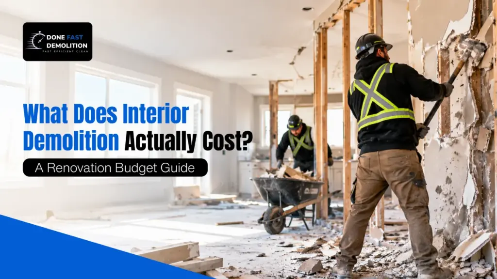 What Does Interior Demolition Actually Cost? A Renovation Budget Guide